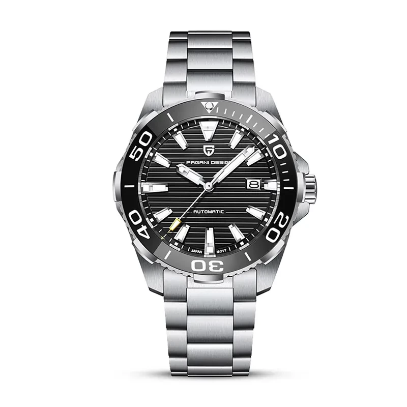 Pagani Design PD-1668 Aquaracer Black Dial Men's Watch